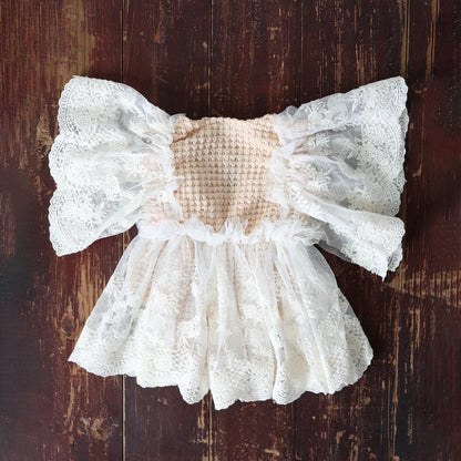 Baby Romper Plush Bear Doll Set Studio Jumpsuit Body Suit