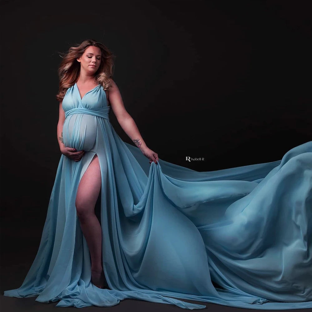 Maternity Soft Convertible Multi Way Braces Dress