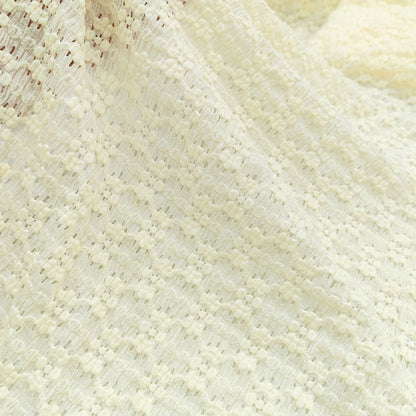 Newborn Photography Wrap | Beige Lace Pom Pom Newborn Photography Wrap Blanket Soft Bubble Lace Swaddle Prop for Professional Studio Baby Photos Studio Swaddle