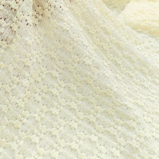 Newborn Photography Wrap | Beige Lace Pom Pom Newborn Photography Wrap Blanket Soft Bubble Lace Swaddle Prop for Professional Studio Baby Photos Studio Swaddle