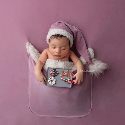 Snowman Theme Blanket Hat Or Pillow Set Baby Christmas Winter Studio