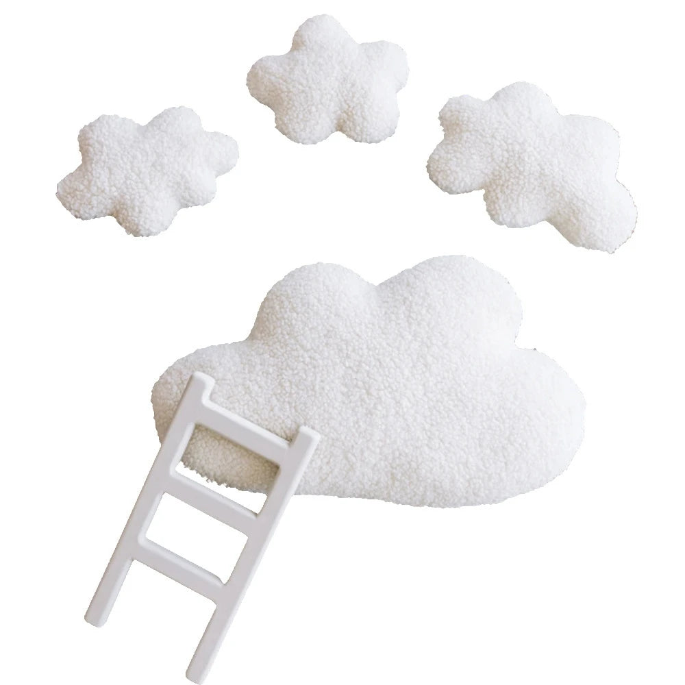 Newborn Photo 5pcs Cloud Pillow Ladder Set Baby Posing Studio Shooting Decor