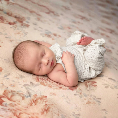 Baby Crochet Look Romper Newborn Session Gear