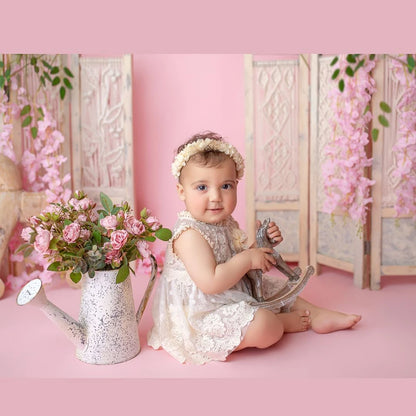 Baby Girls Romper Dress Casual Floral Embroidery Mesh Jumpsuit Princess Playsuit Newborn Boutique Cloth Studio
