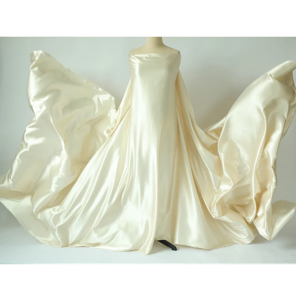 Maternity Background Cloth Bright Soft Satin Luster Shooting Gown