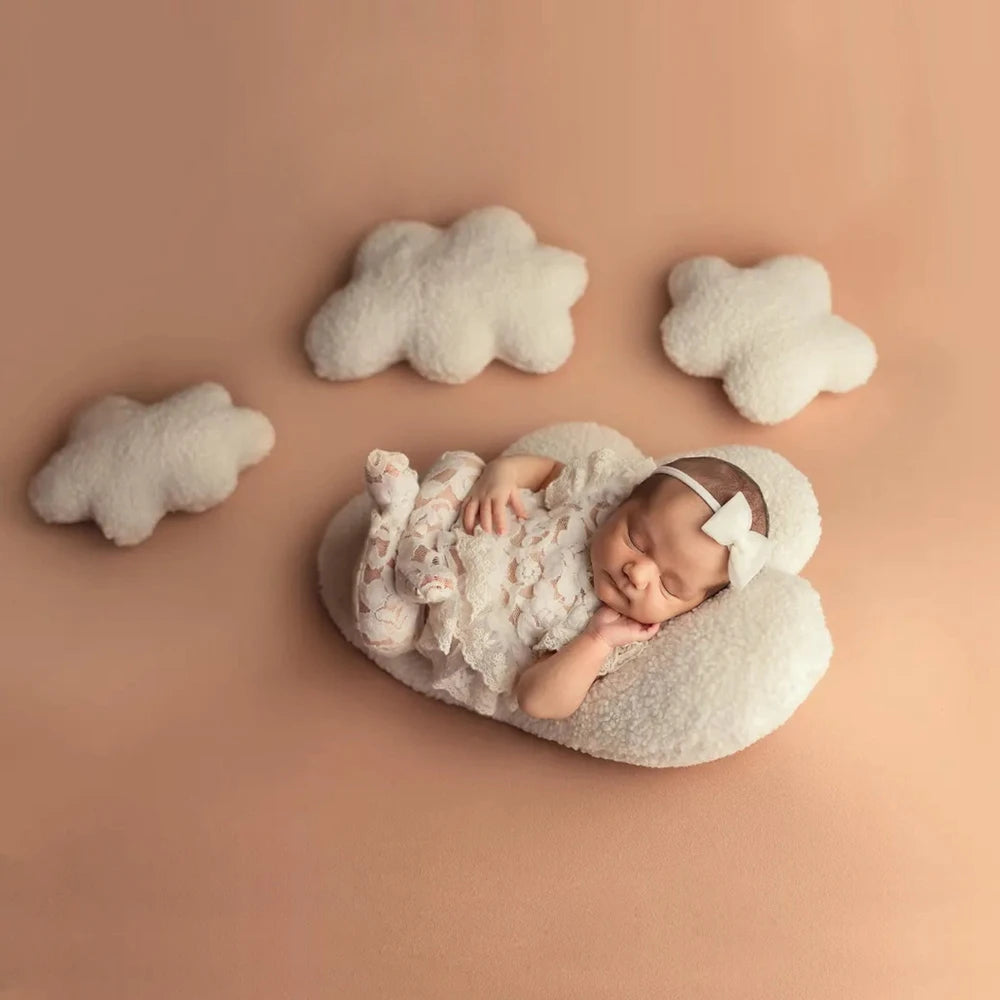 Newborn Photo 5pcs Cloud Pillow Ladder Set Baby Posing Studio Shooting Decor