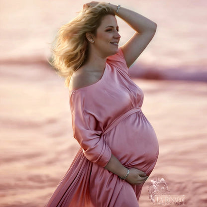 Maternity Shooting Transparent Chiffon Soft Tulle Cloak