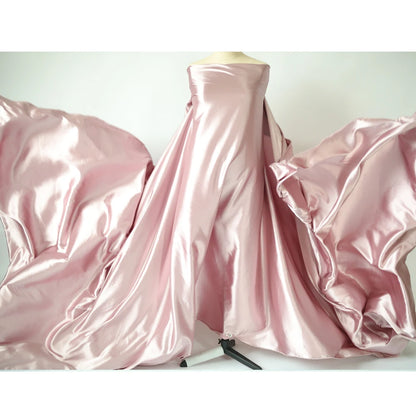 Maternity Background Cloth Bright Soft Satin Luster Shooting Gown