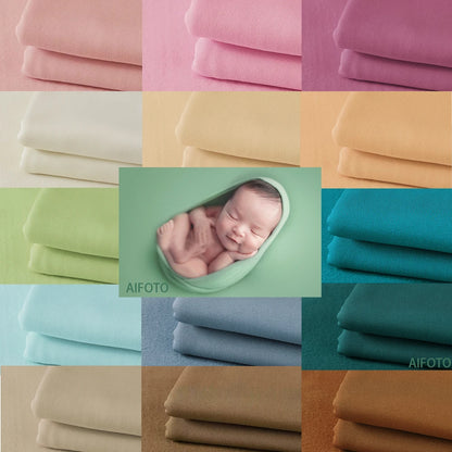 Newborn Photography Wrap | Fabric for Newborn Backdrop Bean Bag Cover Photo Props Layering Backdround Stretch Photoshoot Wraps Shoot Studio Studio Swaddle