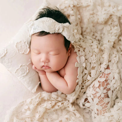 Baby Girls Boho Style Photo Posing Newborns Lab Studio Newborn Set
