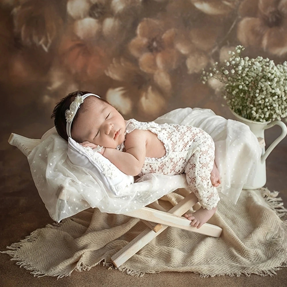 White Lace Ruffle Romper Baby Off Shoulder Bodysuit Girl Vintage