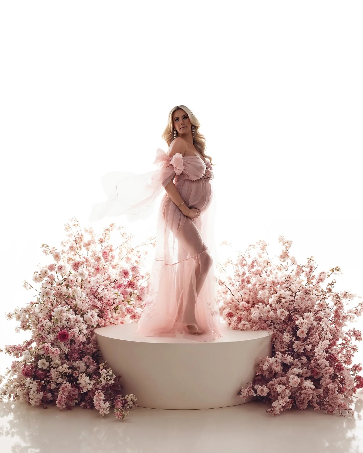 Sexy Transparent Dress For Photo Shoot Pregnant Maternity Photography Props Dress Elegant Chiffon V-neck Dress For Women