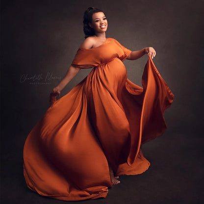 Maternity Shooting Transparent Chiffon Soft Tulle Cloak