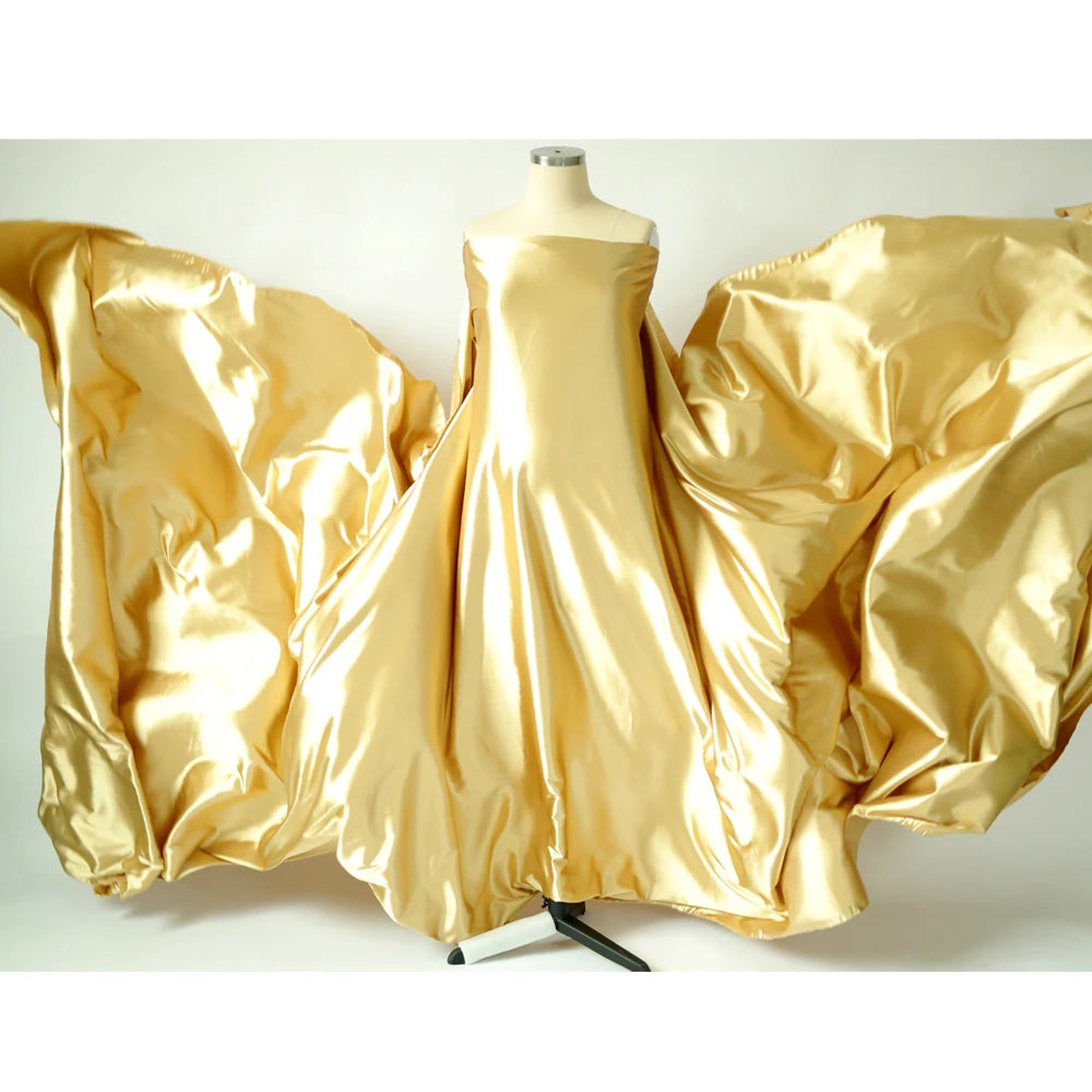 Maternity Background Cloth Bright Soft Satin Luster Shooting Gown