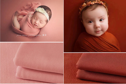 Newborn Photography Wrap | Fabric for Newborn Backdrop Bean Bag Cover Photo Props Layering Backdround Stretch Photoshoot Wraps Shoot Studio Studio Swaddle