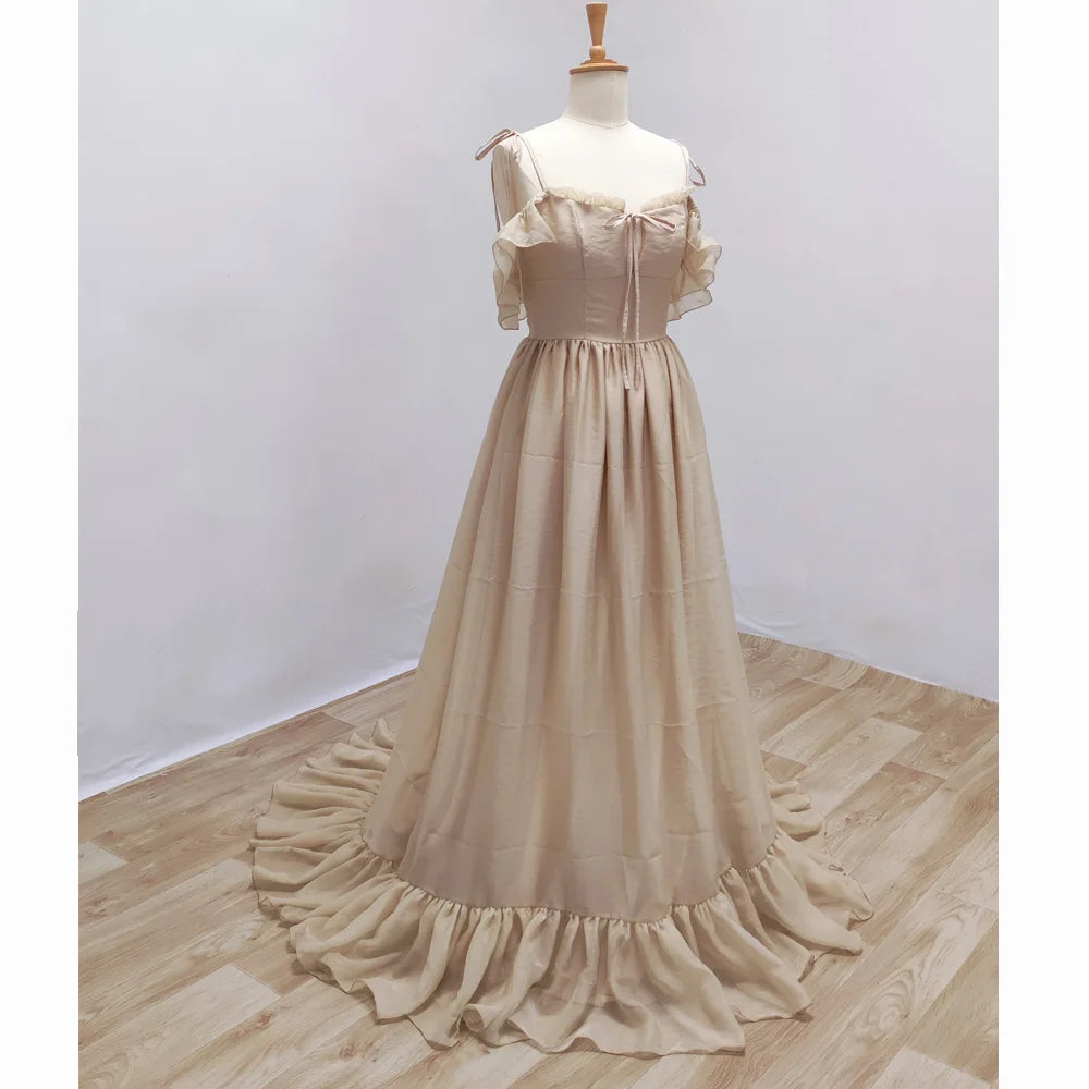 Maternity Dresses For Photo Shoot Pregnancy Photoshoot Outfit Ruffle Strap Tulle Dress Pregnant Women Maxi Dress Customizable