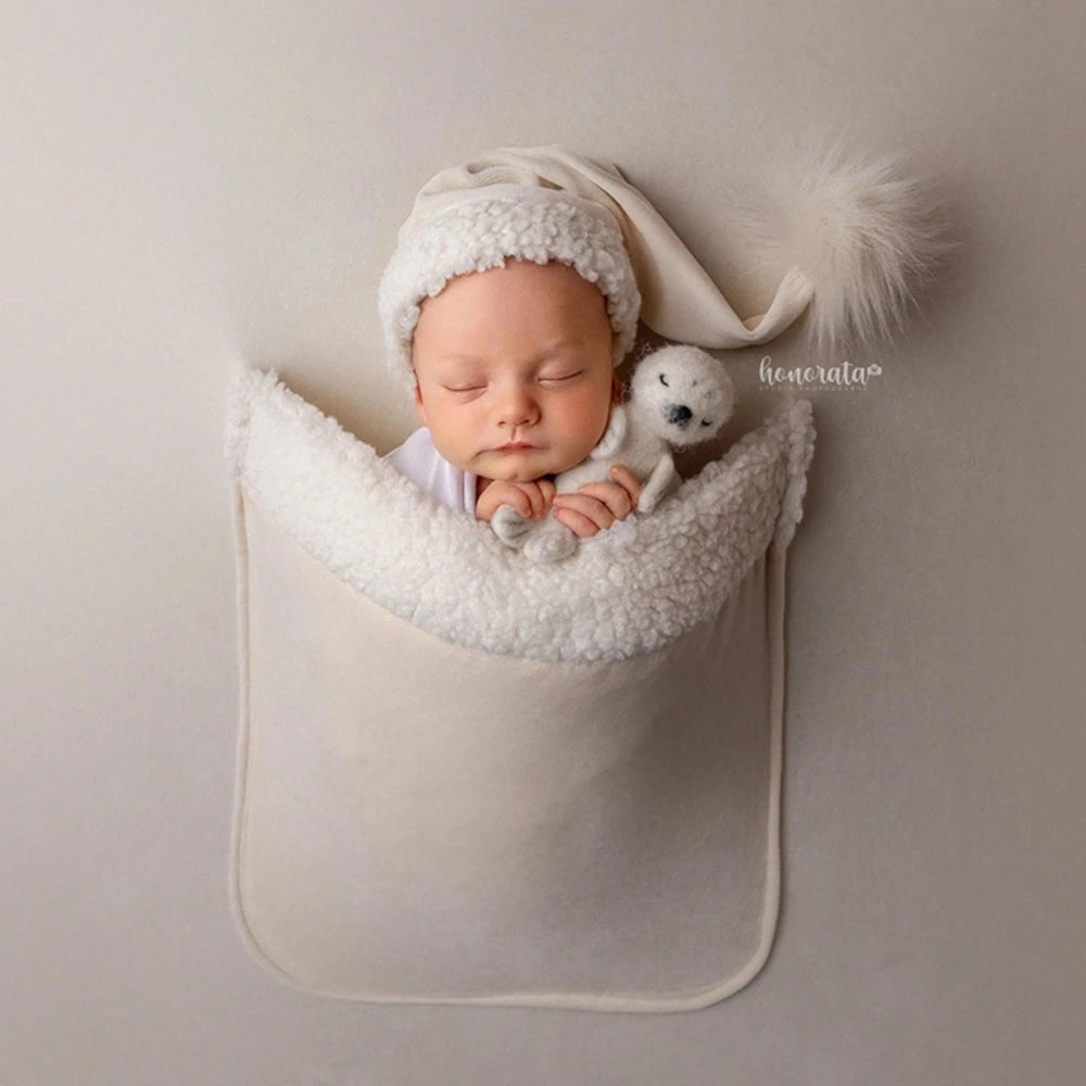 Snowman Theme Blanket Hat Or Pillow Set Baby Christmas Winter Studio