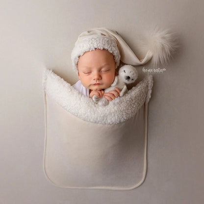 Snowman Theme Blanket Hat Or Pillow Set Baby Christmas Winter Studio
