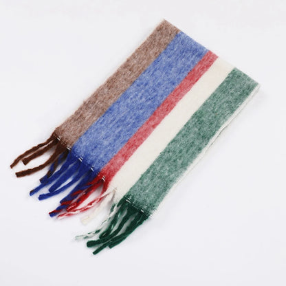 Fuzzy Fringe Wrap Blanket Baby Scarf Soft Cotton Studio 30x160cm
