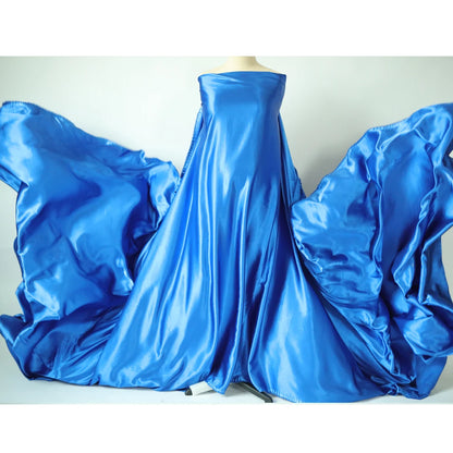 Maternity Background Cloth Bright Soft Satin Luster Shooting Gown
