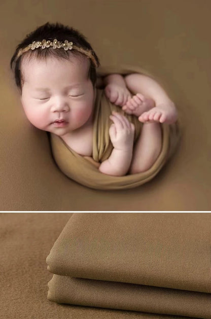 Newborn Photography Wrap | Fabric for Newborn Backdrop Bean Bag Cover Photo Props Layering Backdround Stretch Photoshoot Wraps Shoot Studio Studio Swaddle