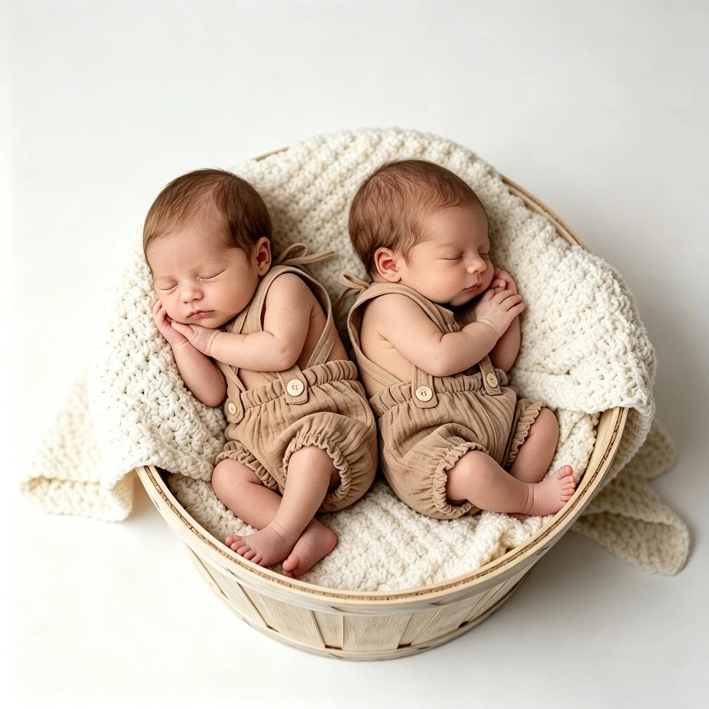 Newborn Baby Boy Bowtie Suspender Romper
