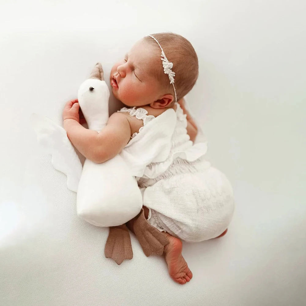 Newborn 2pcs Ruffle Top Bloomers Set Soft Cotton