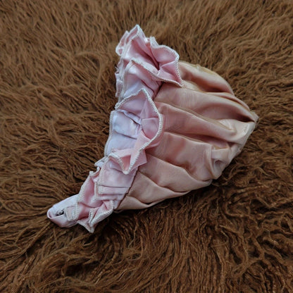 Baby Girl Dress Bonnet Set Handcrafted Pearl Pink Tutu Romper Studio