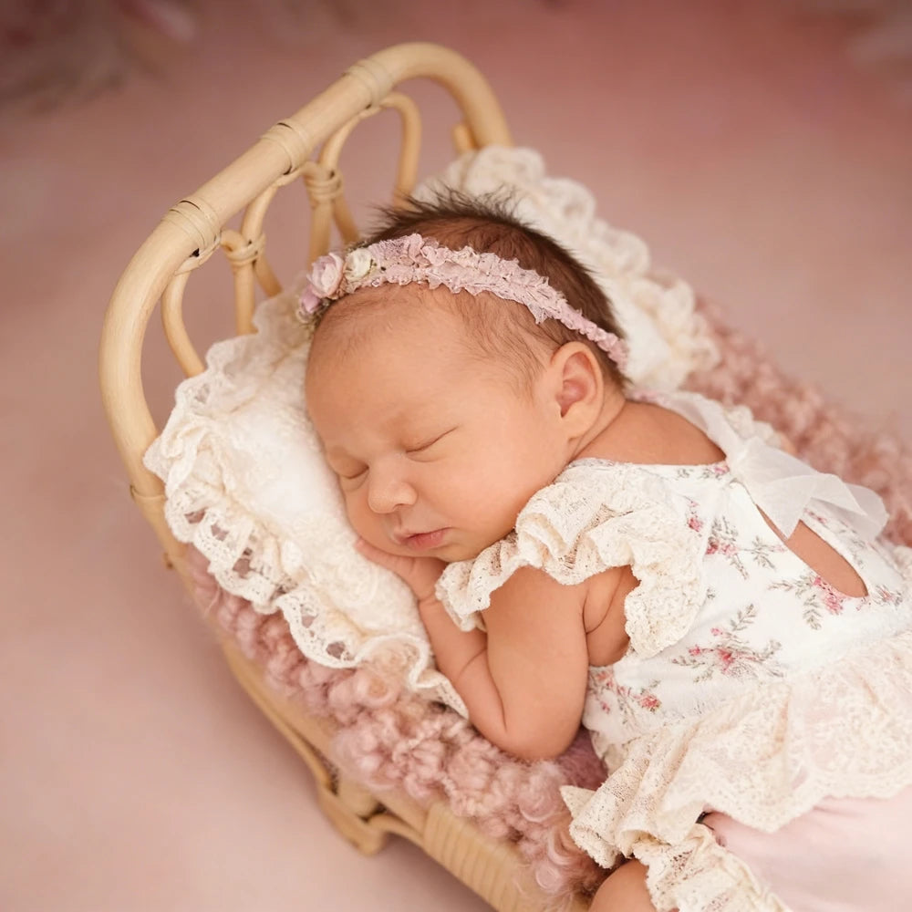 Floral Lace Tutu Romper Newborn Girl Baby Dress Ruffle Bodysuit