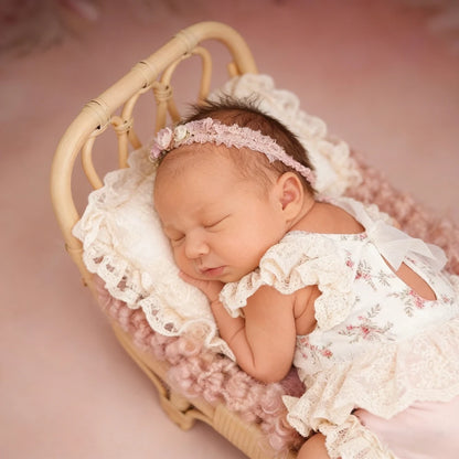 Floral Lace Tutu Romper Newborn Girl Baby Dress Ruffle Bodysuit