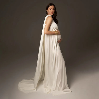 Maternity Dress Elegant Cape