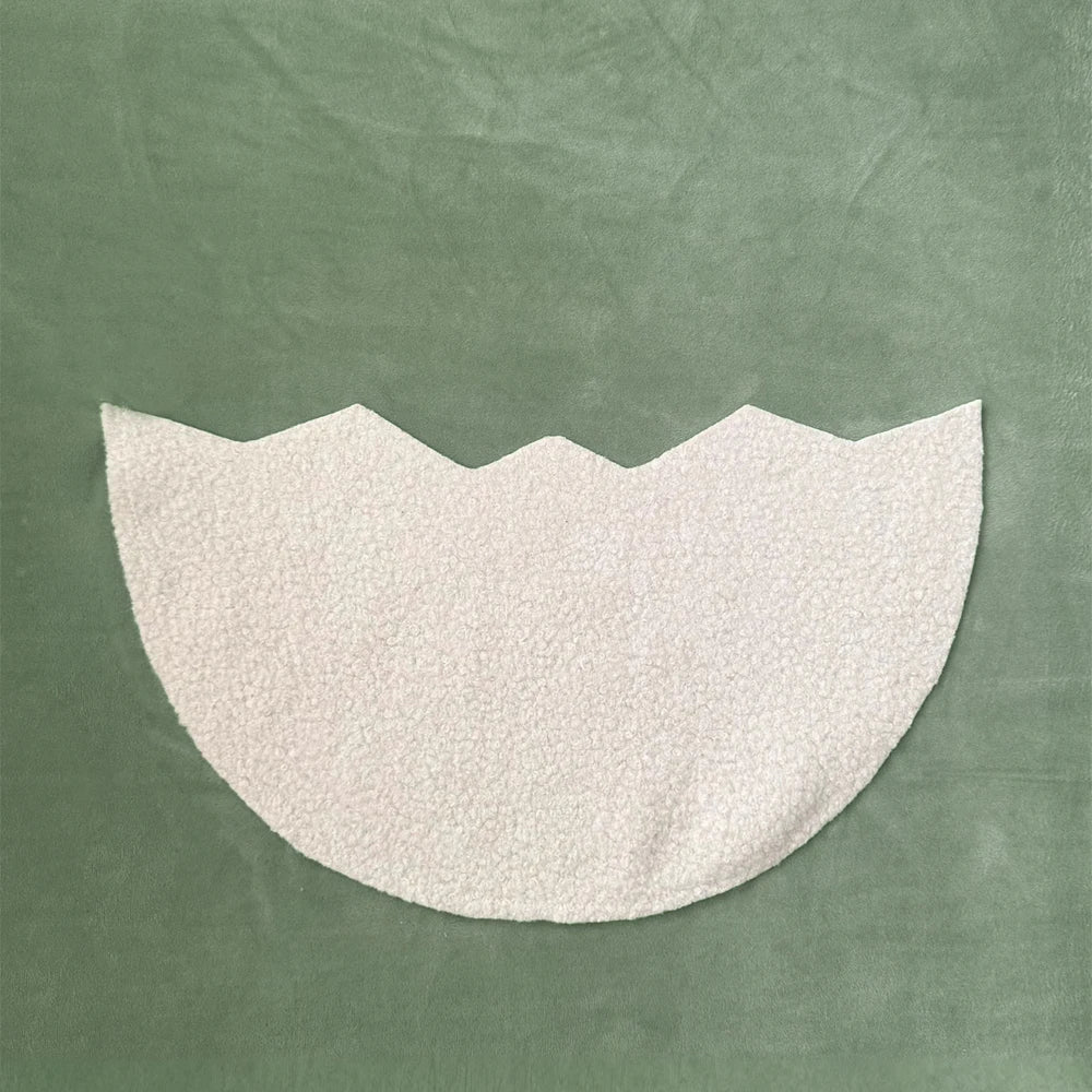 Eggshell Posing Mat Newborn Soft Felt Photo Backdrop Easter Baby 100 Days Cute Studio Background Newborn Set