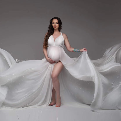 Maternity Soft Convertible Multi Way Braces Dress