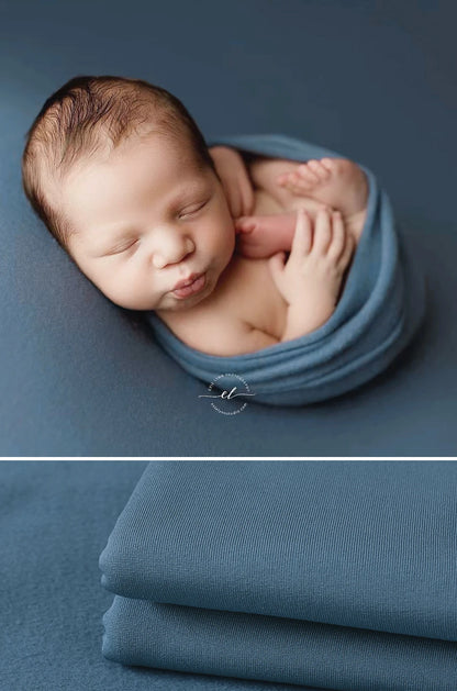 Newborn Photography Wrap | Fabric for Newborn Backdrop Bean Bag Cover Photo Props Layering Backdround Stretch Photoshoot Wraps Shoot Studio Studio Swaddle