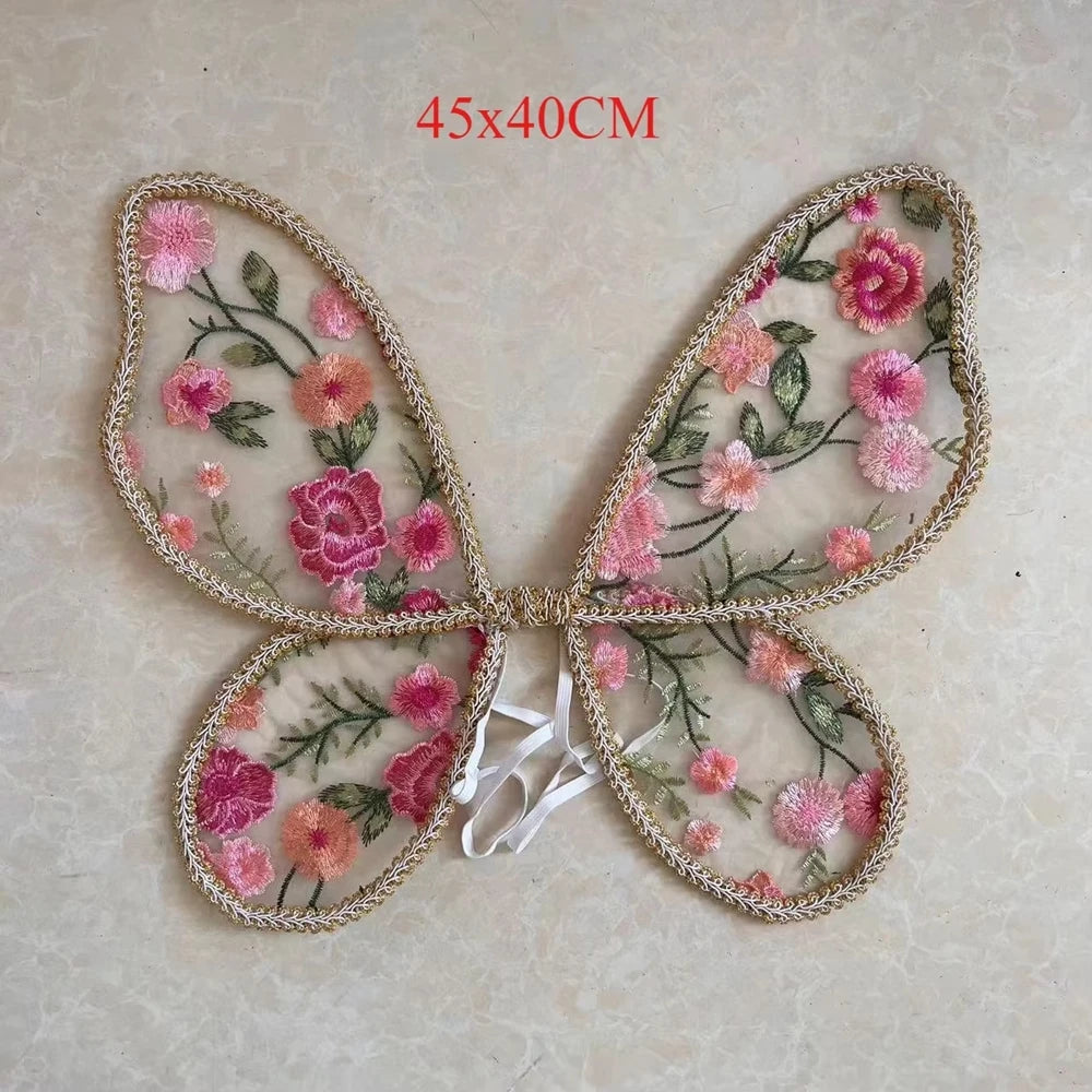 Children Sequin Princess Crown Star Fairy Wand Set Baby Girl Birthday Headband Studio
