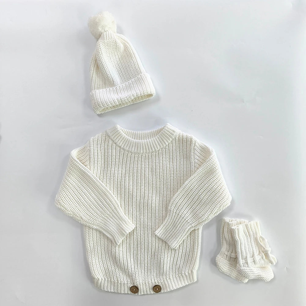 Newborn Personalized Baby Girl Knit Romper Ruffle Skirt Custom Name Embroidery Bow Headband Photo