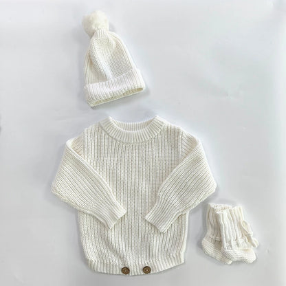 Newborn Personalized Baby Girl Knit Romper Ruffle Skirt Custom Name Embroidery Bow Headband Photo