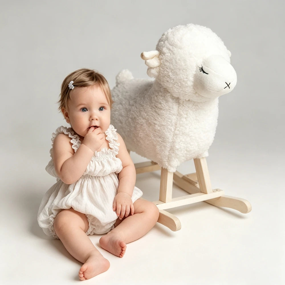 Newborn Photography Props Baby Girl Ruffle Romper 3-12 Months Infant Cotton Knit Outfit Soft Photo Shoot Clothes Baby giftS