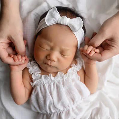 Premium Soft Knit Ruffle Newborn Romper