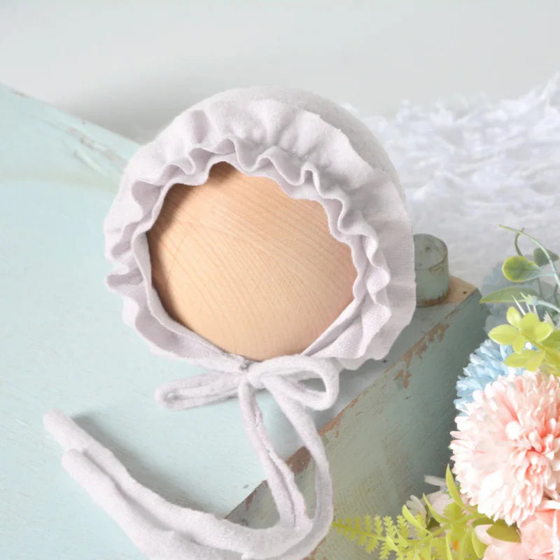 Newborn Photo Knit Hat Adjustable Baby Cap Sleepy Photos Session