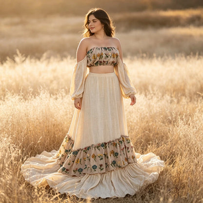 Maternity Elegant Floral Set