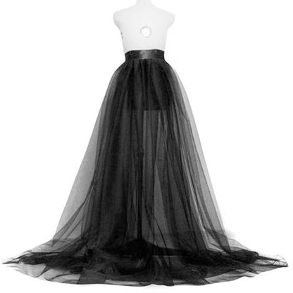 Maternity Dress Detachable Lacing Strap Puffy Tulle Skirt
