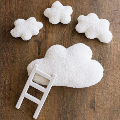 Newborn Photo 5pcs Cloud Pillow Ladder Set Baby Posing Studio Shooting Decor