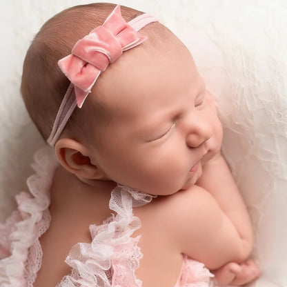 Baby Girl Pink Lace Ruffle Romper Princess
