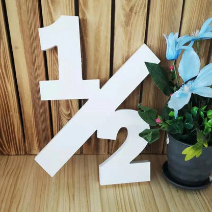 Newborn Baby Milestone Photo Decor 0-12 Months Natural Anniversary Digits Shower Birthday Backdrop Decorations Newborn Set