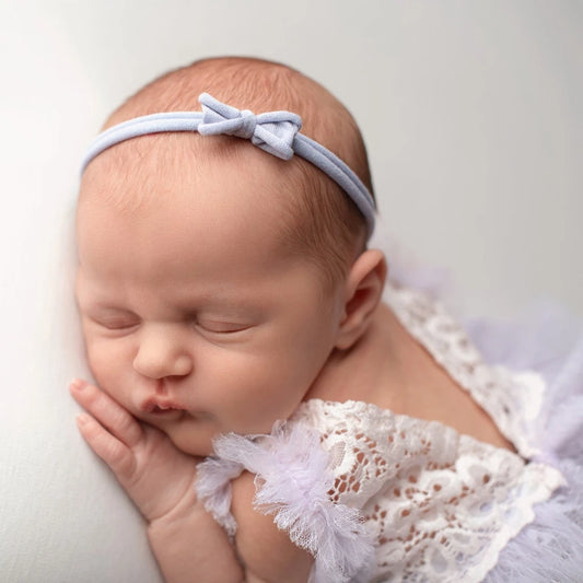 Lavender Purple Lace Tutu Romper Newborn Fluffy Tulle Baby Girl Dress Open Back