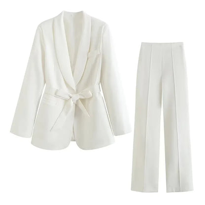 Maternity Chic Outerwear Ol Suit Lace Up Long Sleeve Blazer Photo Shooting Gown