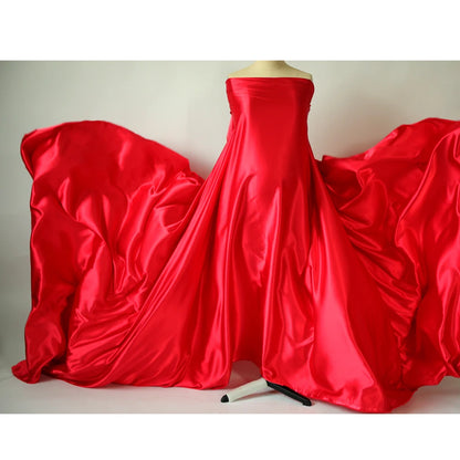 Maternity Background Cloth Bright Soft Satin Luster Shooting Gown