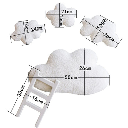 Newborn Photo 5pcs Cloud Pillow Ladder Set Baby Posing Studio Shooting Decor