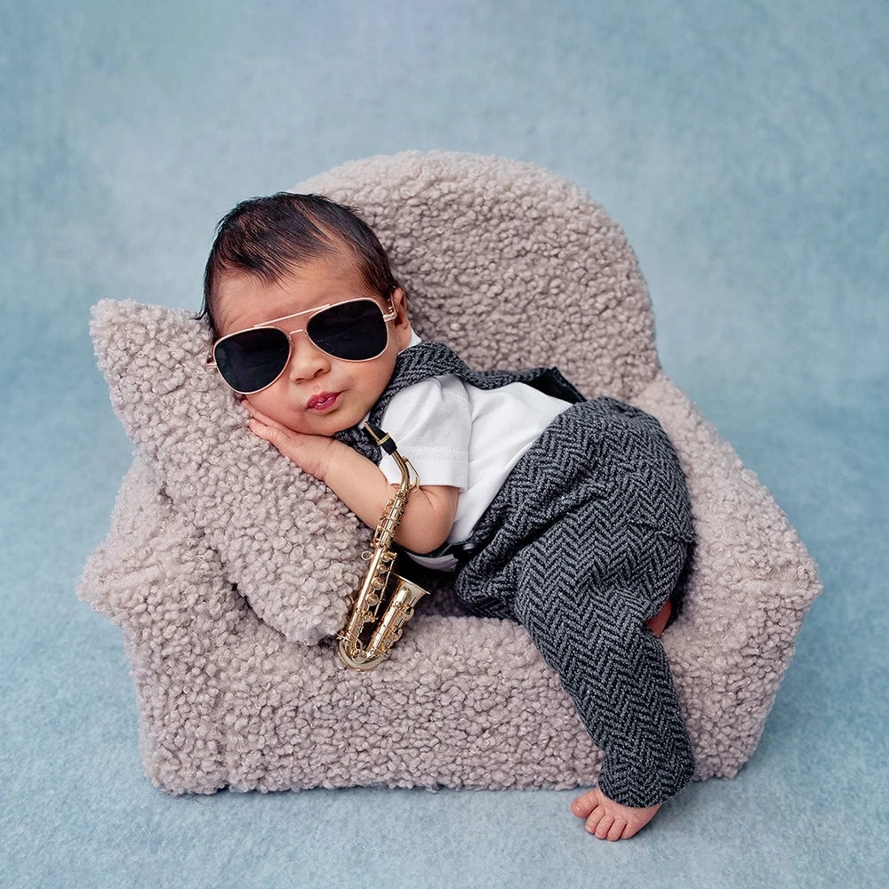 Baby Boy Romper Suit Vest Pants Set Gentleman Newborn Clothing